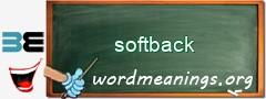 WordMeaning blackboard for softback